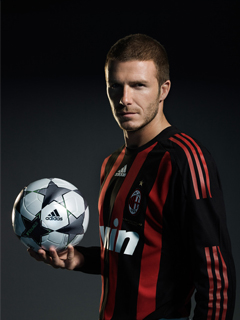 Beckham AC Milán wallpaper na mobil13
