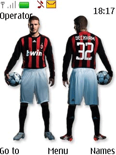 Beckham AC Milán téma4