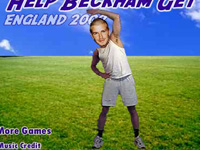 Help Beckham get fit England 2002